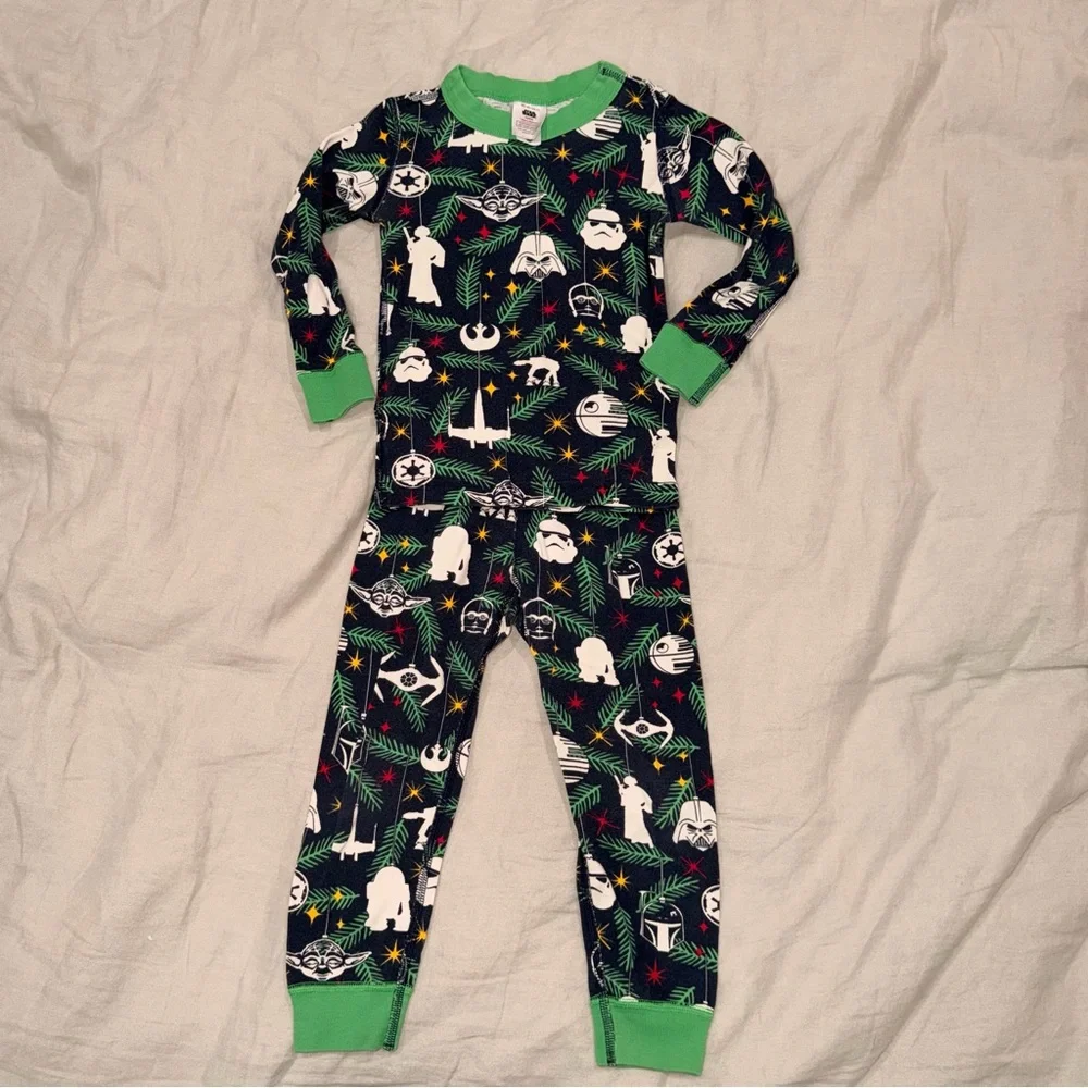 Hanna Andersson Star Wars Holiday Pajama Set Organic Cotton 3T